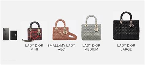 large lady dior bag size